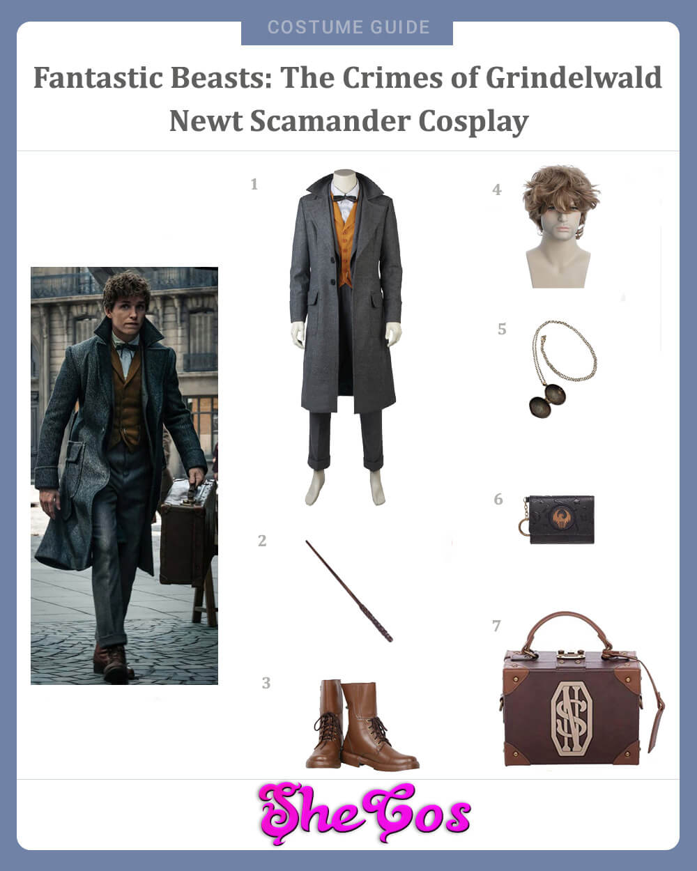 How to Cosplay Newt Scamander Of The Fantastic Beasts 2018 | SheCos Blog