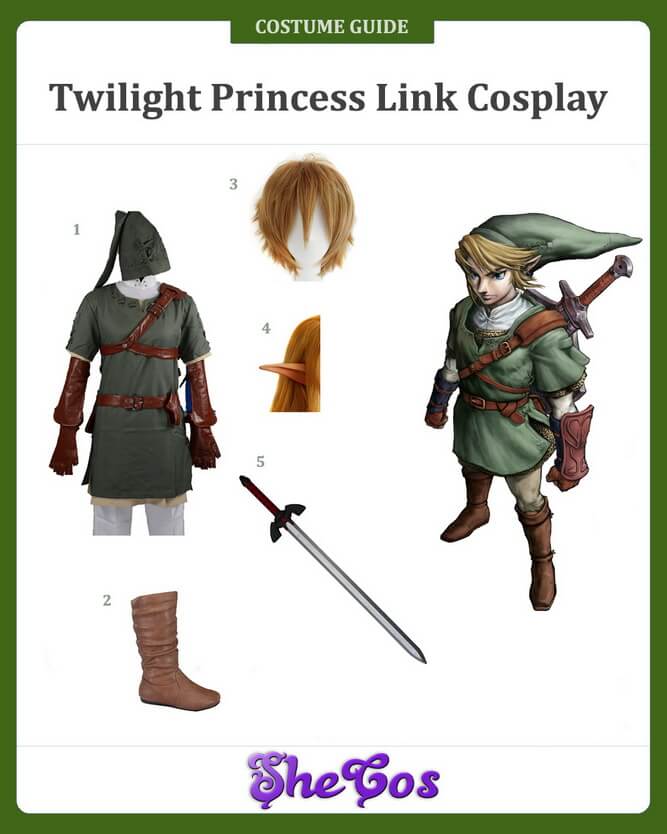 link twilight princess costume pattern