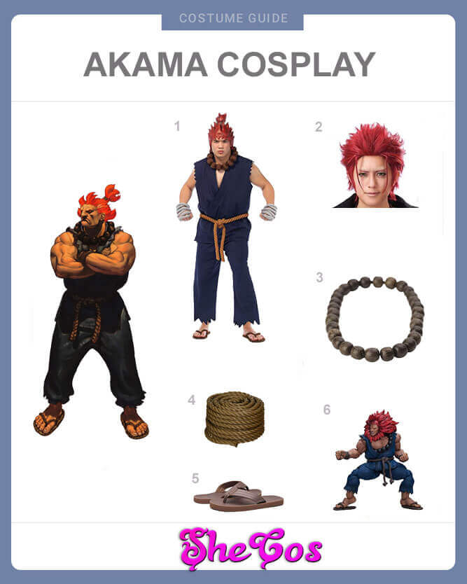 Street Fighter Akuma Adult Costume