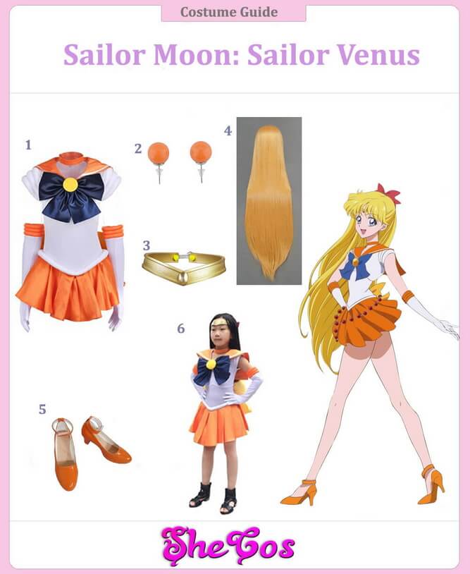 Sailor Venus Cosplay · A Full Costume · Drawing, Spray Painting