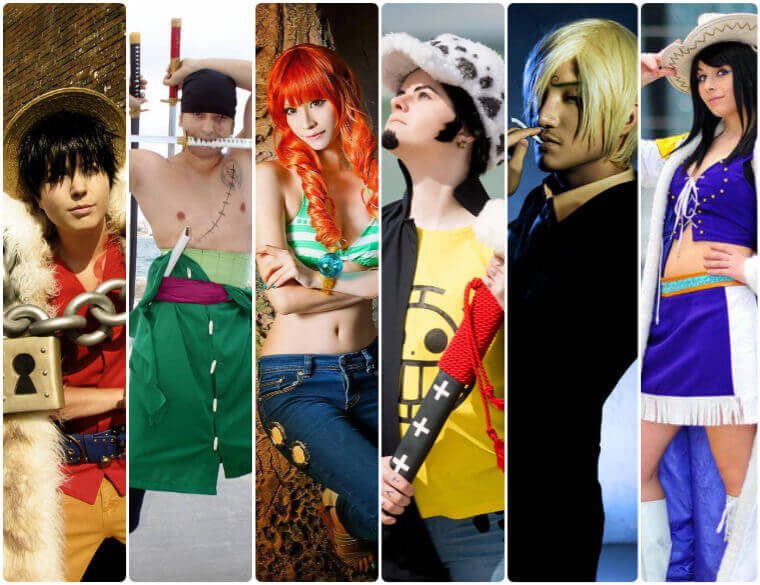 One Piece Cosplay - Luffy Live Action Full Set Outfit Cosplay