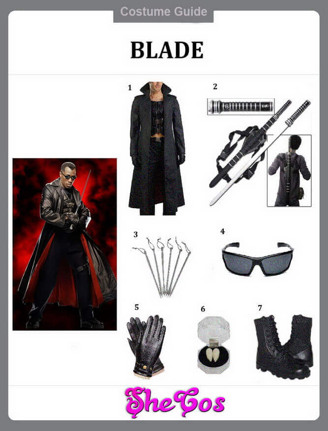 Dress Like Blade Costume  Halloween and Cosplay Guides
