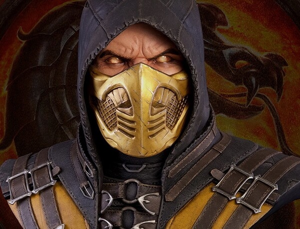 Scorpion Mortal Kombat Face
