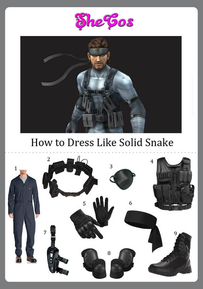 metal gear solid 5 snake costume