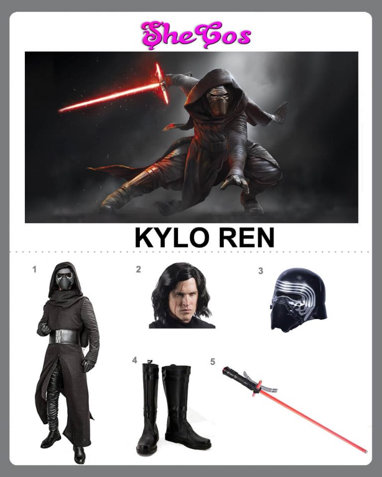 The Complete Guide To Kylo Ren Costume | SheCos Blog