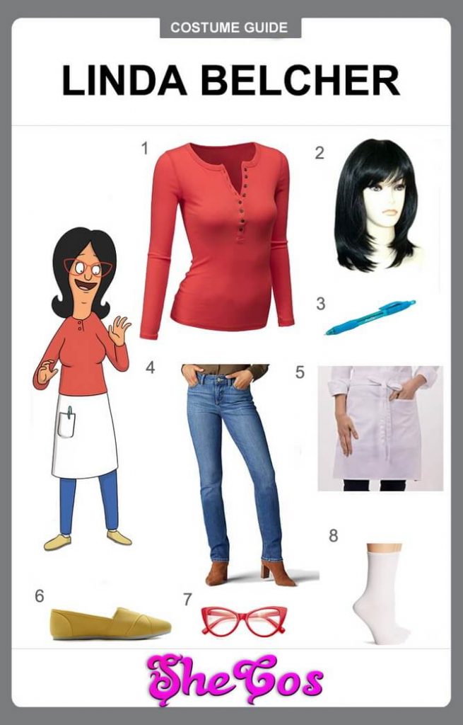 Your Full Guide To Dress As Linda Belcher Shecos Blog 8295