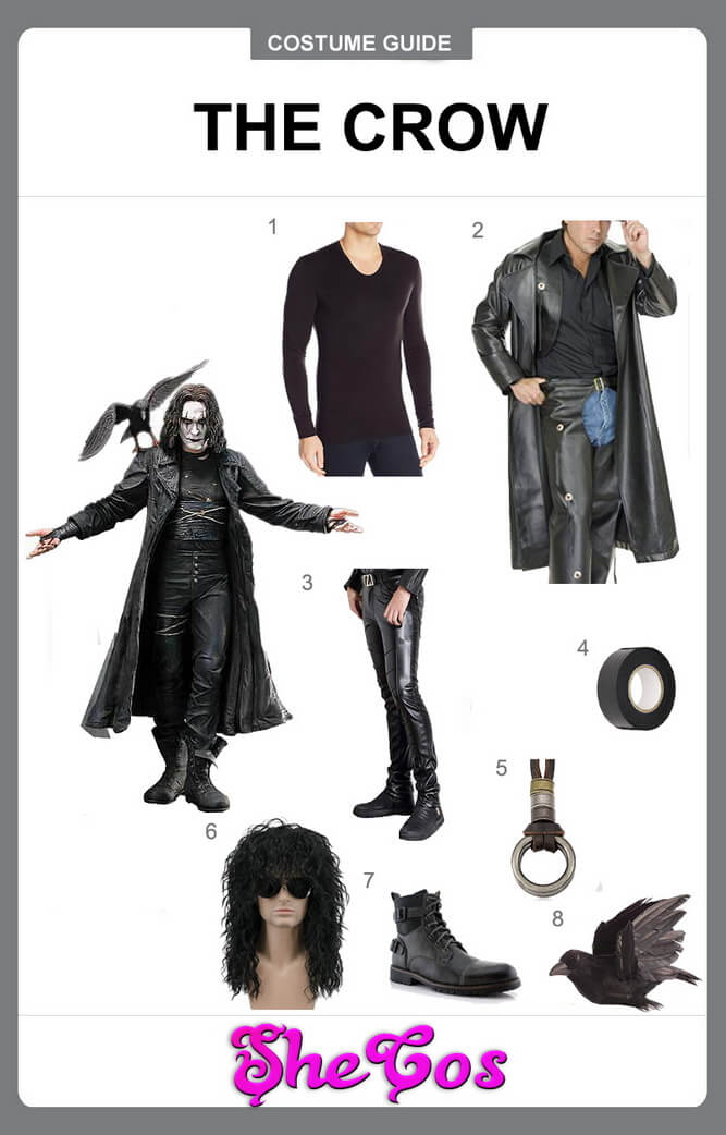 The Complete Guide To DIY The Crow Costume | SheCos Blog