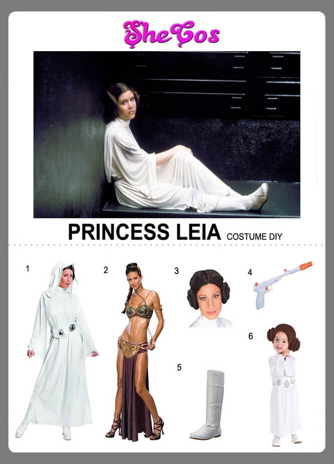 luke skywalker and princess leia costumes