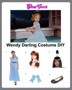 How To Create Your Pretty Wendy Darling Costume | SheCos Blog
