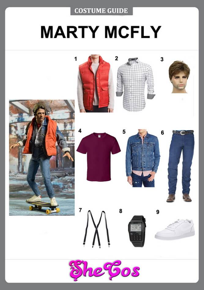 DIY To Make A Marty McFly Costume | SheCos Blog