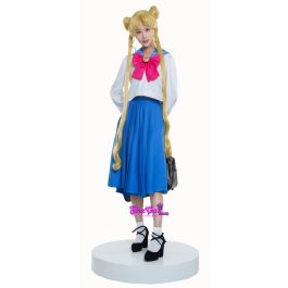 Transform into the beloved Sailor Moon with our Usagi Tsukino Crystal School  Uniform Outfits Cosplay Costume