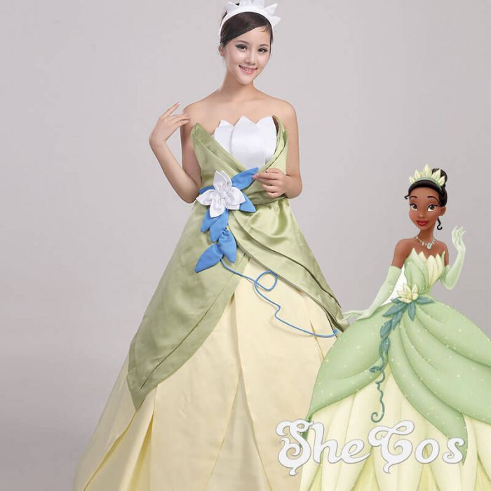 princess and the frog tiana white dress
